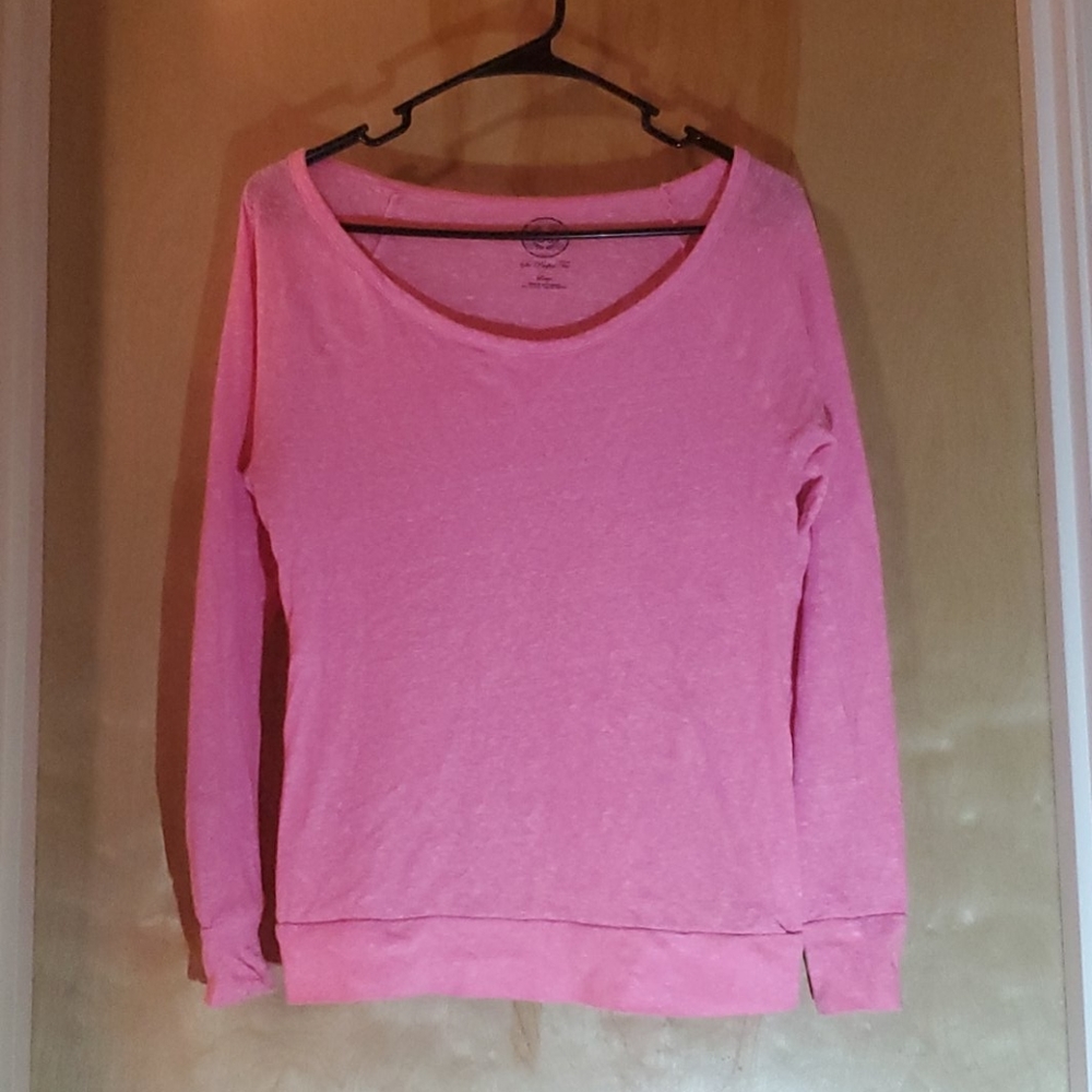 Long Sleeve Pink Shirt